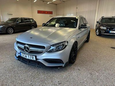 Begagnad Mercedes C63 AMG AMG 476 HK (350 kW) 2017 Silver Kombi