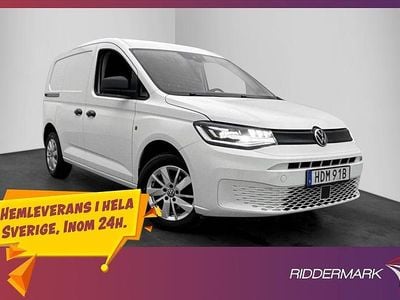 Vit Begagnad 2021 VW Caddy Minibuss | 189 900 kr (Marknadspris)
