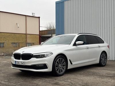 Begagnad BMW 520 Sport Line 190 HK (139 kW) 2018 Vit Kombi