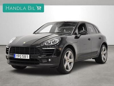 Svart Begagnad 2017 Porsche Macan S Sport SUV | 434 900 kr (Marknadspris)
