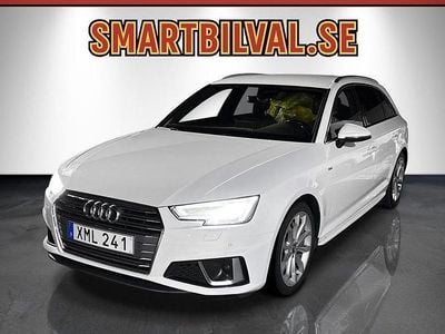 Begagnad Audi A4 S-Line 190 HK (139 kW) 2018 Vit Kombi