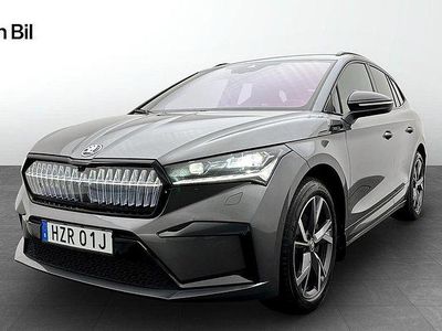Grå (graphite grey metallic) Begagnad 2023 Skoda Enyaq iV SportLine SUV | 454 900 kr (Lite dyr)