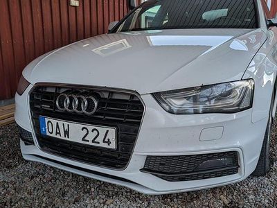 Vit metallic Begagnad 2014 Audi A4 Kombi | 95 000 kr (Marknadspris)