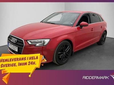 Begagnad Audi A3 Proline 150 HK (110 kW) 2018 Röd Sedan