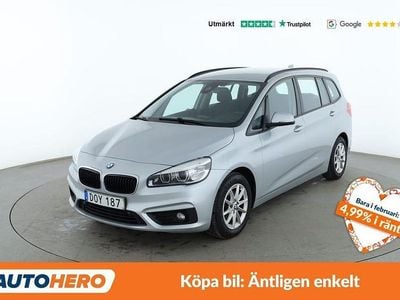 Silver Begagnad 2016 BMW 218 Gran Tourer Advantage Minibuss | 125 000 kr (Marknadspris)