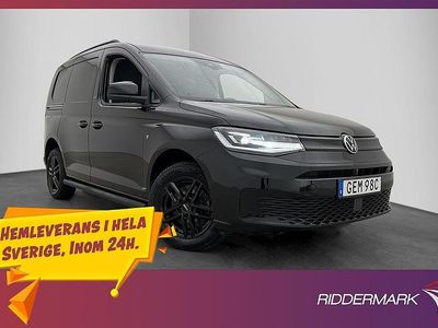 Svart Begagnad 2022 VW Caddy Minibuss | 279 800 kr (Dyr)