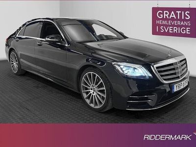 begagnad Mercedes S400 S400 Benzd 4M L AMG Exclusive Sv.Såld Pano Burm 2018, Sedan