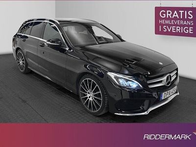 begagnad Mercedes C300 Benz C 300 T HYBRID AMG Pano Burm Värm Kamera 2015, Kombi