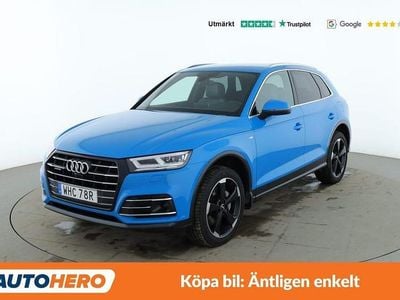 Begagnad Audi Q5 S-Line 371 HK (272 kW) 2019 Blå SUV