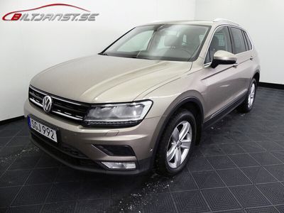 begagnad VW Tiguan 180hk 2.0 TSI 4M EXECUTIVE DRAG VÄRMARE PANORAMA EN ÄGARE