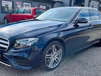 Begagnad Mercedes E220 AMG line 195 HK (143 kW) 2017 Mörkblå Sedan