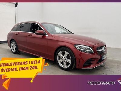 Begagnad Mercedes C220 AMG 194 HK (142 kW) 2018 Röd Kombi