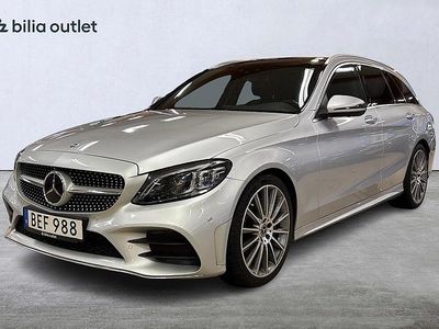 Silver Begagnad 2018 Mercedes C220 AMG Kombi | 259 900 kr (Lite dyr)