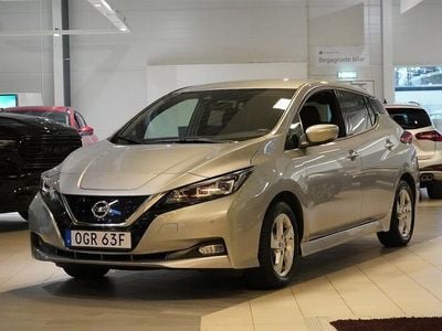 Grå/silver Begagnad 2021 Nissan Leaf Tekna Halvkombi | 179 900 kr (Superpris)