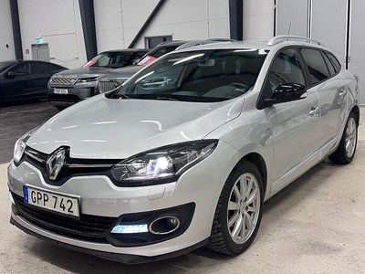 Silver Begagnad 2015 Renault Mégane GrandTour LIMITED Kombi | 104 900 kr (Dyr)