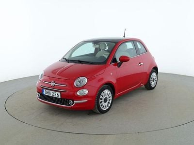 Begagnad Fiat 500 Lounge 70 HK (51 kW) 2016 Röd Sedan