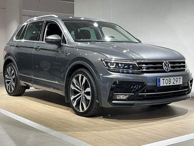 Indium grey metallic Begagnad 2019 VW Tiguan GT SUV | 274 900 kr (Marknadspris)