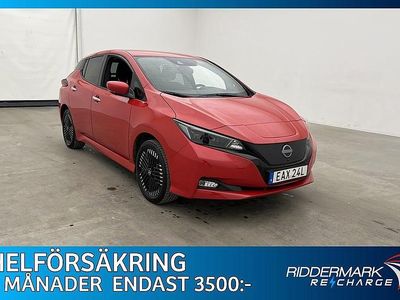 Röd Begagnad 2023 Nissan Leaf 360º Halvkombi | 189 800 kr (Superpris)