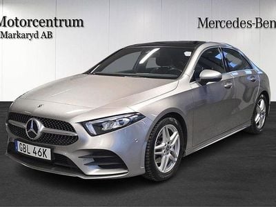 Mojavesilver metallic Begagnad 2020 Mercedes A180 AMG Sedan | 239 000 kr (Marknadspris)