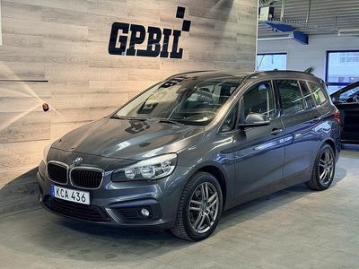 Grå Begagnad 2015 BMW 218 Gran Tourer Advantage Minibuss | 159 900 kr (Marknadspris)