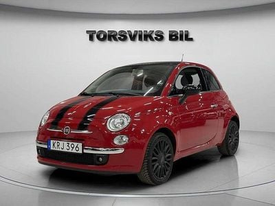 Begagnad Fiat 500 Lounge 69 HK (50 kW) 2014 Röd Halvkombi