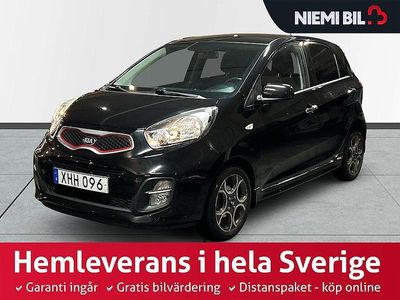 Begagnad Kia Picanto Sport 86 HK (63 kW) 2014 Svart Halvkombi