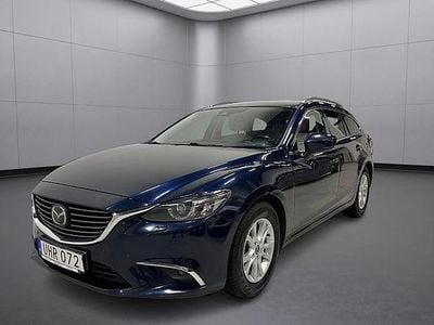 Blå Begagnad 2017 Mazda 6 Optimum Kombi | 134 800 kr (Bra pris)