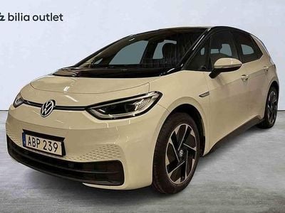 Vit Begagnad 2021 VW ID.3 Pro Performance Halvkombi | 209 900 kr (Marknadspris)
