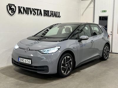 Begagnad VW ID.3 Pro Performance 150 kW (204 HK) 2021 Grå Halvkombi