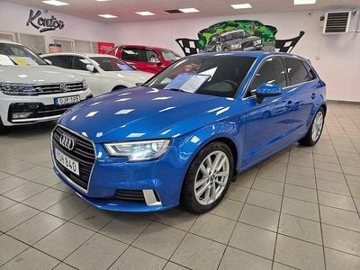 Begagnad Audi A3 Sportback Proline 150 HK (110 kW) 2017 Blå Halvkombi