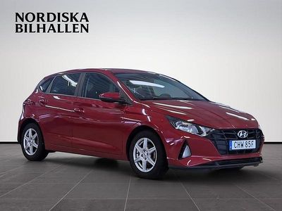 Begagnad Hyundai i20 Essential 84 HK (61 kW) 2021 Röd Halvkombi