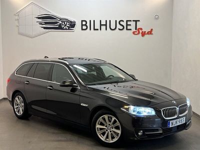 begagnad BMW 520 d 190hk HUD/Värmare/Pano/HK/Läder/Navi/Krok/Nyservad