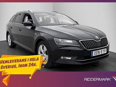 Svart Begagnad 2017 Skoda Superb Kombi | 189 900 kr (Marknadspris)