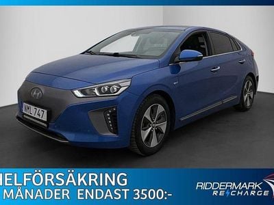 Begagnad Hyundai Ioniq Premium 88 kW (120 HK) 2017 Mörkblå Halvkombi