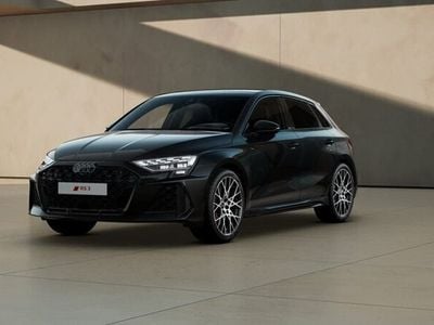 Ny Audi RS3 Sportback Design 406 HK (298 kW) 2025 Svart Halvkombi