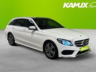 Vit Begagnad 2018 Mercedes C220 AMG Kombi | 239 800 kr (Marknadspris)