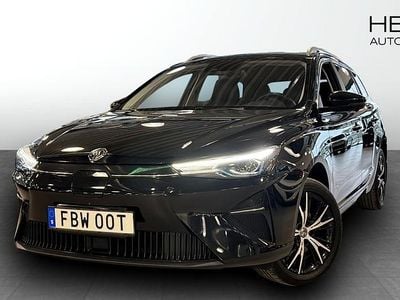 Svart Begagnad 2022 MG MG5 EV Luxury Kombi | 204 900 kr (Marknadspris)