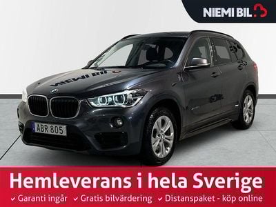 Begagnad BMW X1 Sport Line 190 HK (139 kW) 2017 Grå SUV