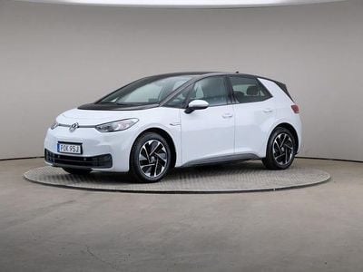 Begagnad VW ID.3 Pro Performance 150 kW (204 HK) 2021 Vit Halvkombi