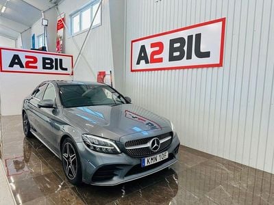 Begagnad Mercedes C220 AMG line 195 HK (143 kW) 2019 Grå Sedan
