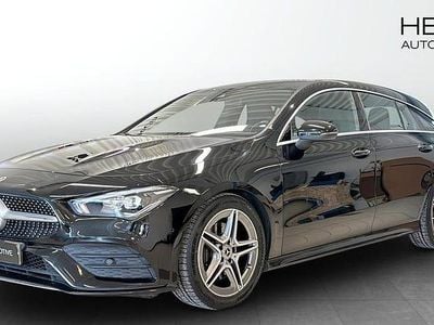 Begagnad Mercedes CLA200 Shooting Brake AMG line 163 HK (119 kW) 2021 Svart Kombi
