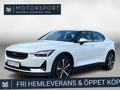 Vit Begagnad 2022 Polestar 2 Long Range Single Motor Halvkombi | 289 900 kr (Bra pris)