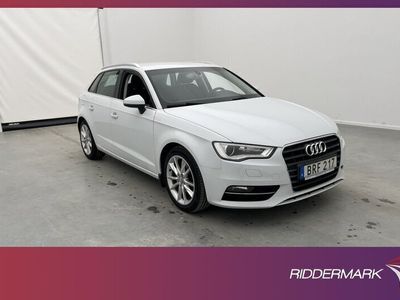 begagnad Audi A3 TFSI 140hk Ambition Sensorer Farthållare 0.47L/mil