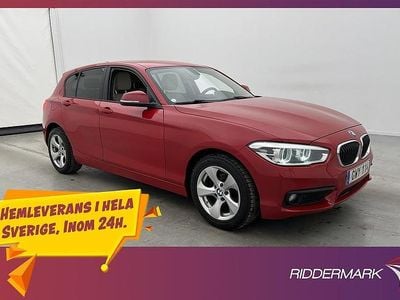 Begagnad BMW 118 150 HK (110 kW) 2015 Röd Halvkombi