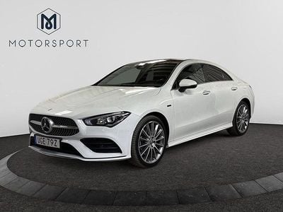 Vit Begagnad 2021 Mercedes CLA250e AMG Sedan | 344 900 kr