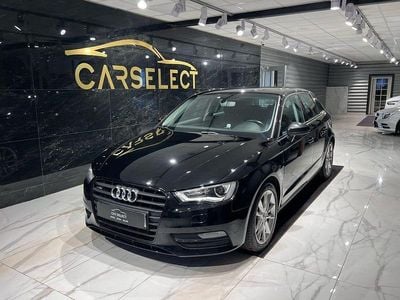 Svart Begagnad 2016 Audi A3 Sportback Ambition Halvkombi | 129 900 kr (Marknadspris)