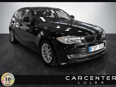 Begagnad BMW 118 Comfort Edition 143 HK (105 kW) 2011 Svart Halvkombi