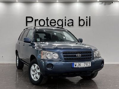 Ljusblå Begagnad 2003 Toyota Highlander SUV | 89 900 kr