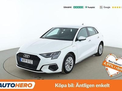 Vit Begagnad 2021 Audi A3 Sportback e-tron Halvkombi | 248 000 kr (Marknadspris)