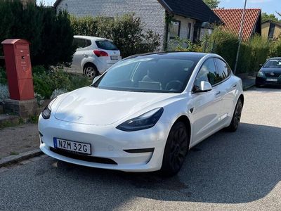 begagnad Tesla Model 3 SR Finans via DNB 3,24% ränta kan överlåtas